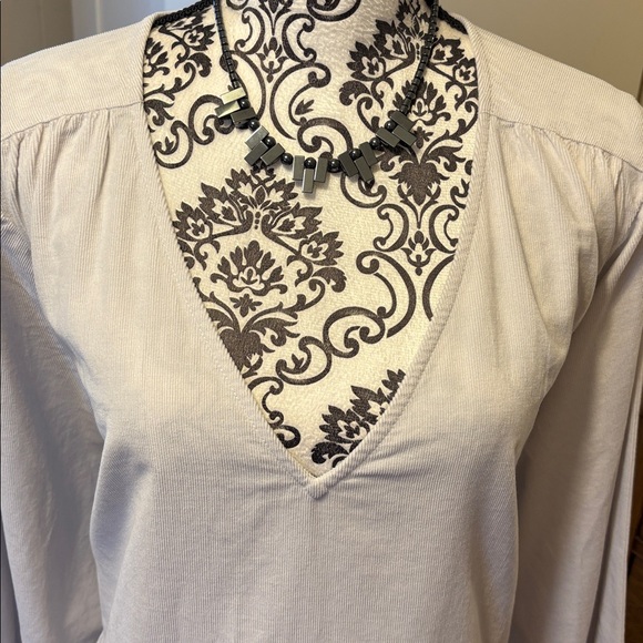 Lands' End Cream Corduroy Long Sleeve Dress Size 2X - Picture 11 of 11